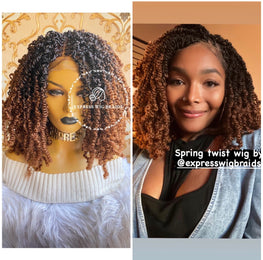 Spring Twist Closure Wig - Millie 1
