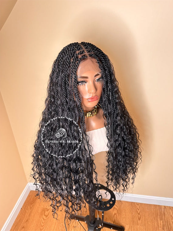 Bohemian Knotless Twist Goddess - Mandy