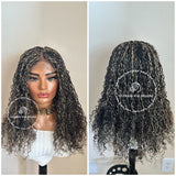 Human Hair Micro Curly Twist Closure Wig - Isadora 3