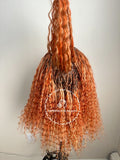 100% Human Hair Wet & Wavy Micro Braid Wig - Indiana