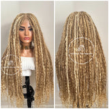 Human Hair Bohemian Knotless Braids-Tina 7
