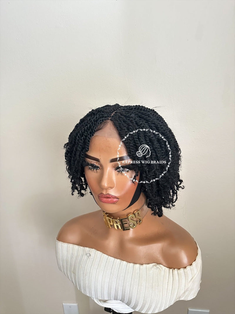 Lightweight Mini Kinky Twist Wig - Karen - Express Wig Braids