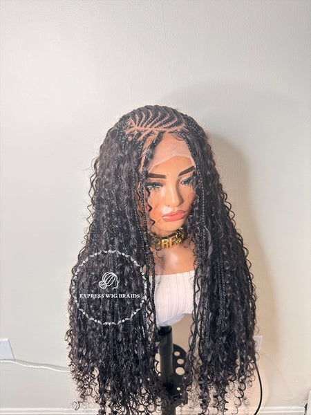 Precious-1 HD Transparent Frontal - Express Wig Braids™