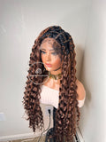 Full Lace Big Bohemian Knotless Braids Goddess 30 - Rihanna