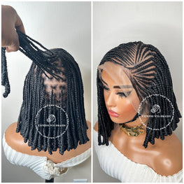 Bantu Knots Cornrow Braids - Paula 1
