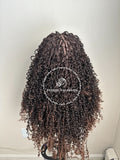 Micro Spiral Braided Twists Curly Edges- Quinette