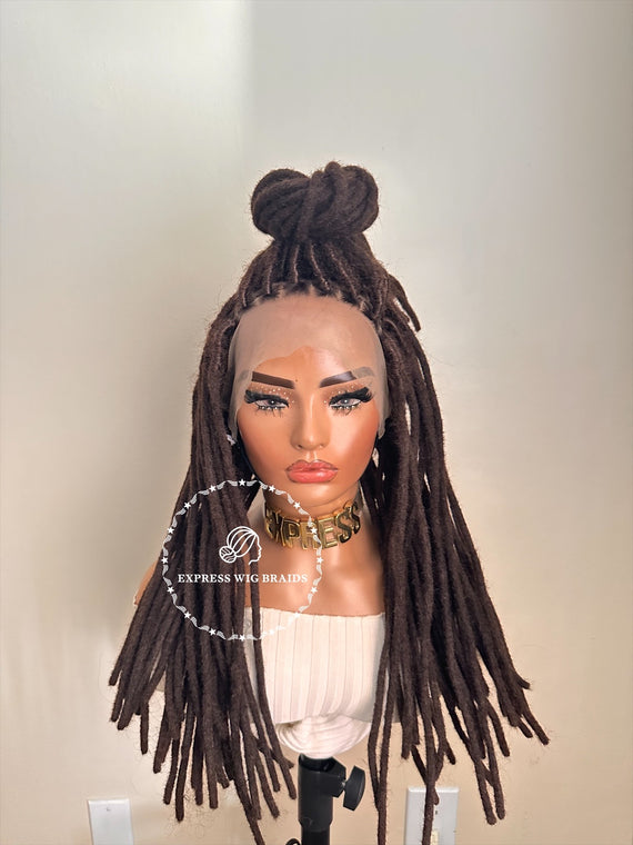 Dreadlocks Human Hair Wig - Dreads