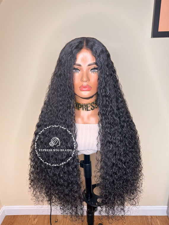 Virgin Human Hair Deep Curly Wig - Lopez