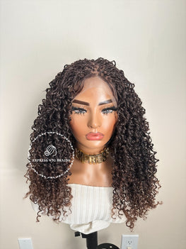 Micro Spiral Braided Twists Curly Edges- Quinette