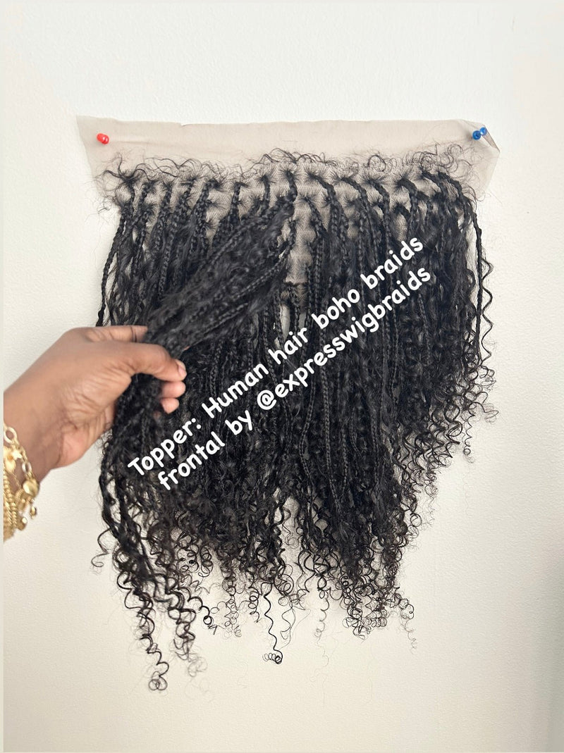 Custom Toppers, Closures, Frontals 4 - Express Wig Braids