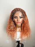 100% Human Hair Wet & Wavy Micro Braid Wig - Indiana