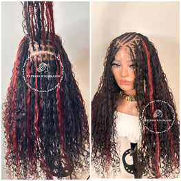 Bohemian Cornrow Knotless Braids -  Latika 2