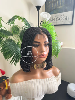 Cornrow Bob Braid Wig - Stacey