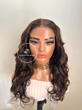 HD lace Closure Human Hair Wig - Jade