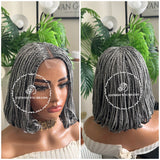 Cornrow Bob Braid Wig - Stacey 2