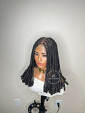 Bantu Knots Knotless Braids - Samira
