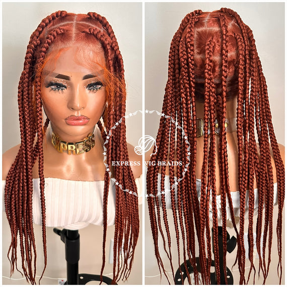 Full Lace Big Knotless Braids 350