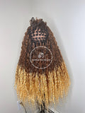 2 Tone Ombre Human Hair Bohemian Knotless Braids-Harley Boho