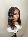 Human Hair Micro Curly Twist Closure Wig - Isadora 3