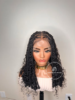 Two Strands Twisted Locs Bohemian Human Hair
