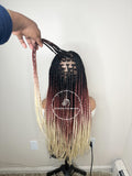 Knotless Ombré 3 Tone Braids - Briana