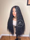 Virgin Human Hair Deep Curly Wig - Lopez