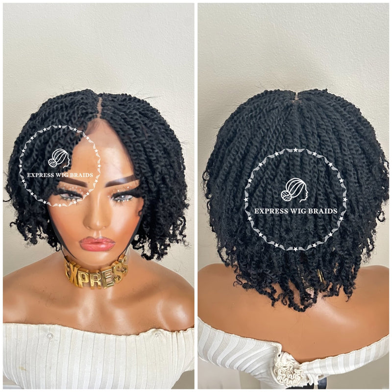Lightweight Mini Kinky Twist Wig - Karen - Express Wig Braids