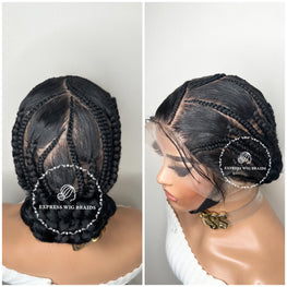 3D Cornrow Braid Wig - Sadie 1