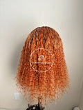 100% Human Hair Wet & Wavy Micro Braid Wig - Indiana