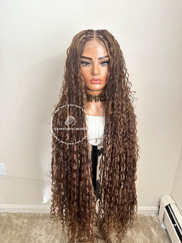 Human Hair Bohemian Knotless Braids 33/30 -Tina