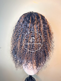 100% Human Hair Wet & Wavy Micro Virgin Braid Wig - Indiana 3