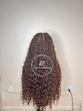 Dark Blonde 33 Bohemian Knotless Braids Goddess - Beyoncé Sasha