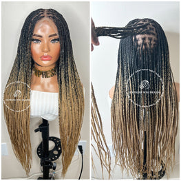 Knotless Ombré 2 Tone Braids - Briana