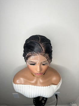 3D Cornrow Braid Wig - Sadie 1