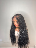 Bohemian Cornrow Knotless Braids -  Latika