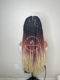 Knotless Ombré 3 Tone Braids - Briana