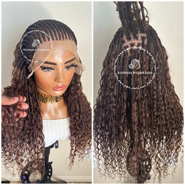 Human Hair Bohemian Cornrow Braids - Tameka