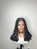 Bantu Knots Knotless Braids - Samira