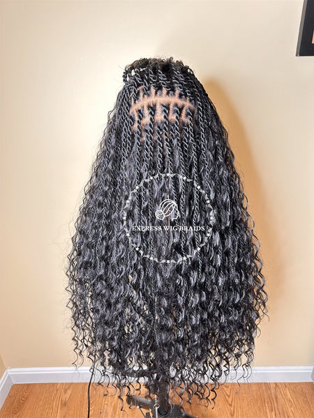 Bohemian Knotless Braids | Boho Knotless Braids | Boho Braided Wigs ...
