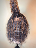 100% Human Hair Wet & Wavy Micro Virgin Braid Wig - Indiana 3