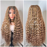 Bohemian Goddess Cornrow Braids Closure - Rosalie 4