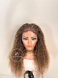 100% Human Hair Wet & Wavy Micro Virgin Braid Wig - Indiana 8