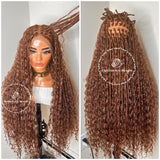 Dark Blonde 30 Bohemian Knotless Braids Goddess - Beyoncé Sasha