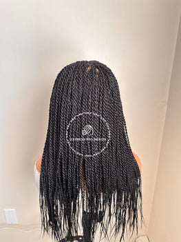Lightweight Medium Senegalese Twist Full Lace-Mia