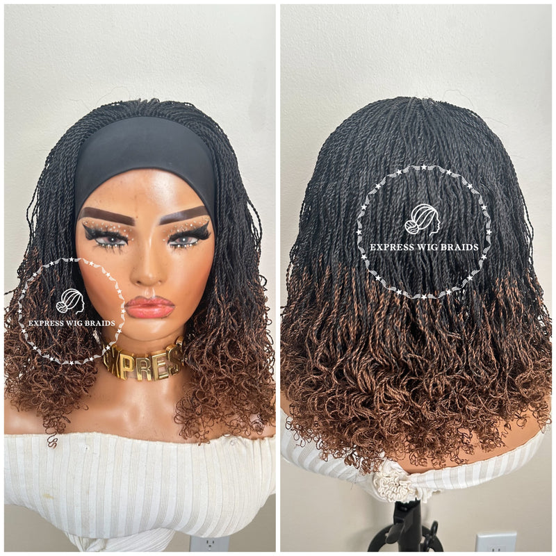 Headband Curly Micro Twist Wig - Lara