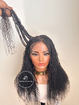 100% Human Hair Sisters Locs Micro Twist Wig - Sisterlocks