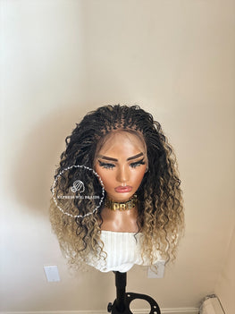 Micro Braided Weave Wig Asia Synthetic 2