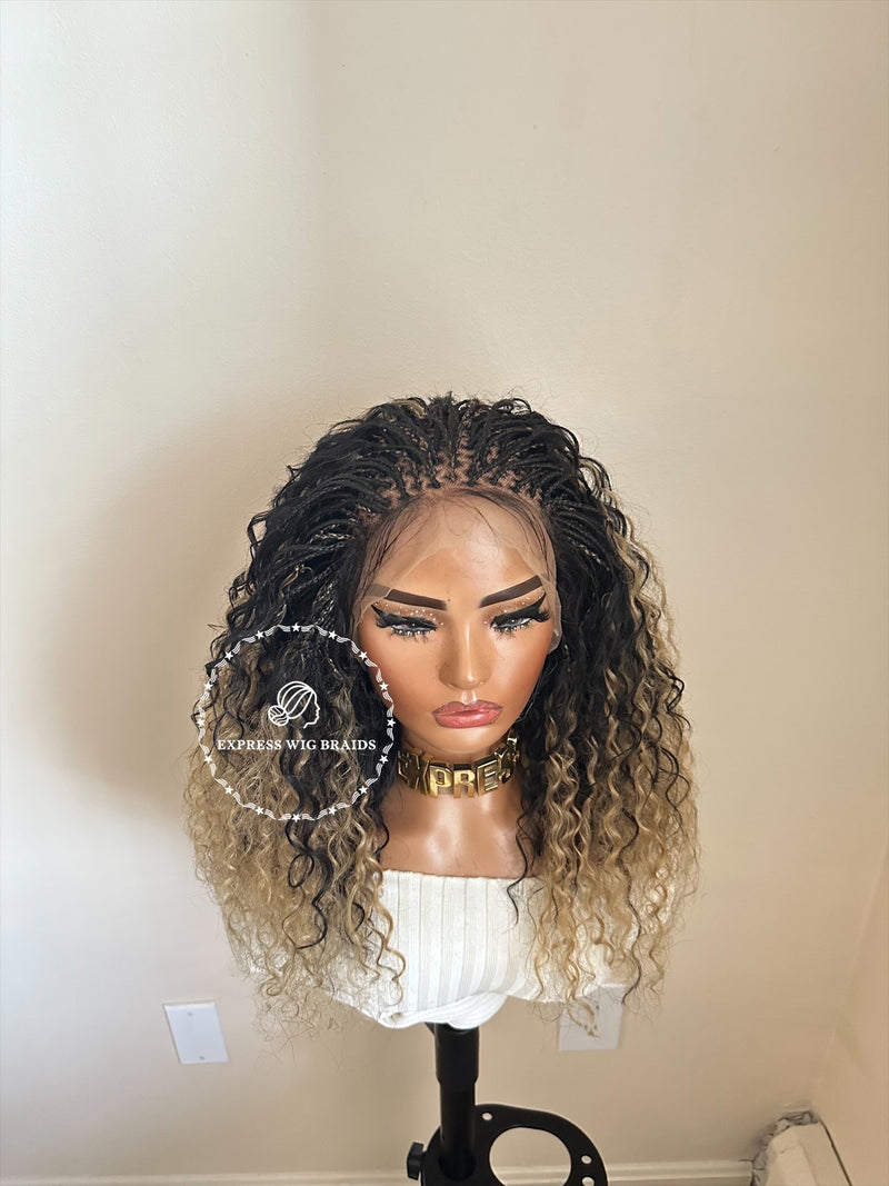 Micro Braided Weave Wig Asia Synthetic 2