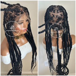 4D Big Kinky Knotless Twist Braid - Milan 1