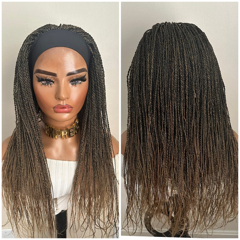 Headband Micro Twist Wig Sandra-3 - Express Wig Braids